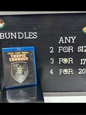 Tropic Thunder Blu Ray (Bundle Eligible)